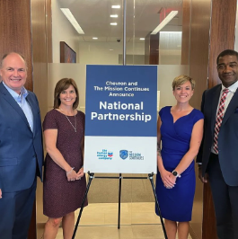National corporate partnership announcement between Chevron and The Mission Continues